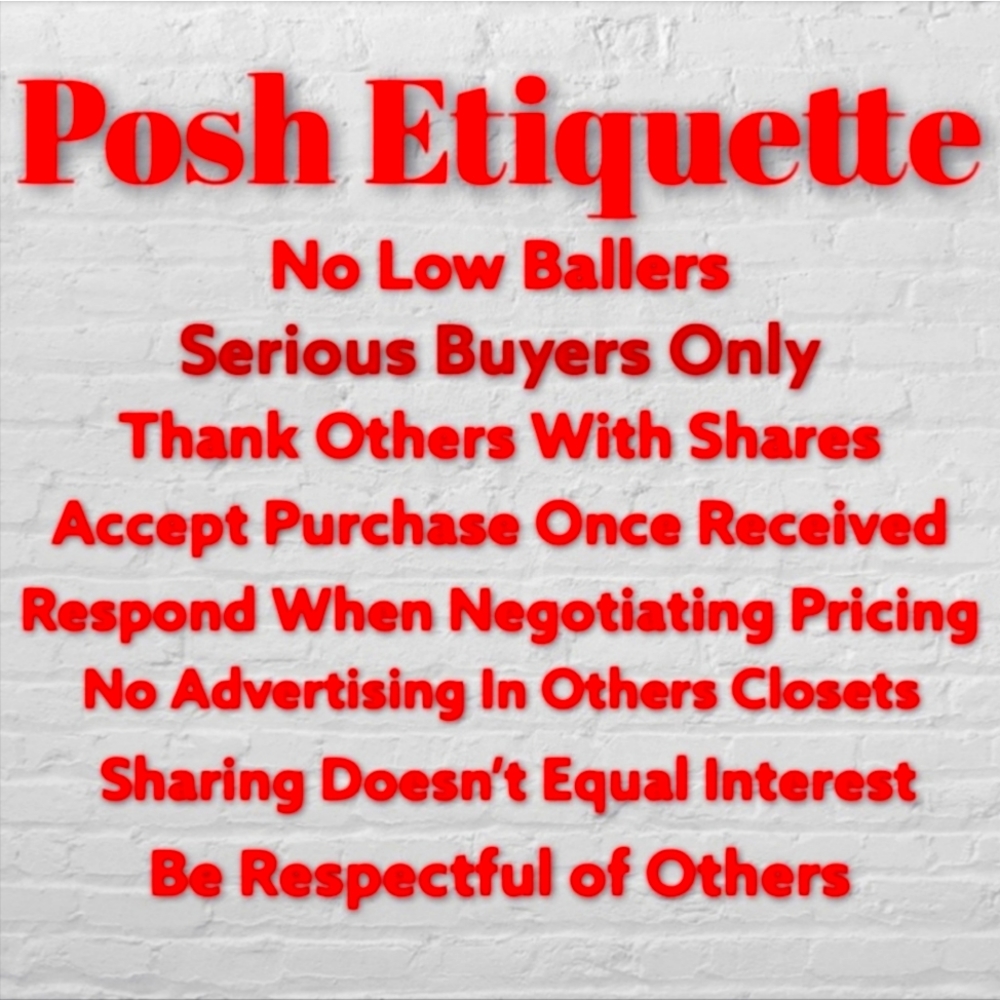 Posh Etiquette
